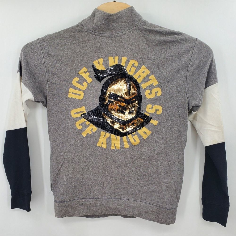 Victoria's Secret Pink UCF Central Florida Knights 1/4 Zip Sweatshirt Size XS - Picture 4 of 6